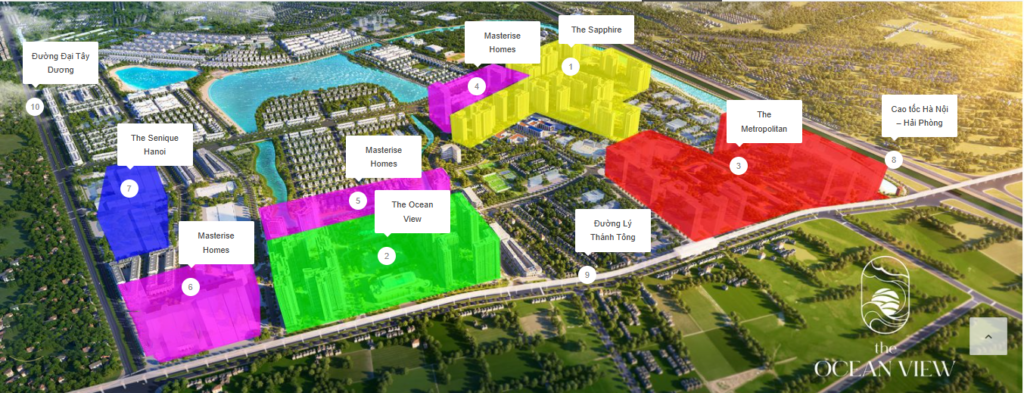Mặt Bằng Dự Án Vinhomes Ocean Park