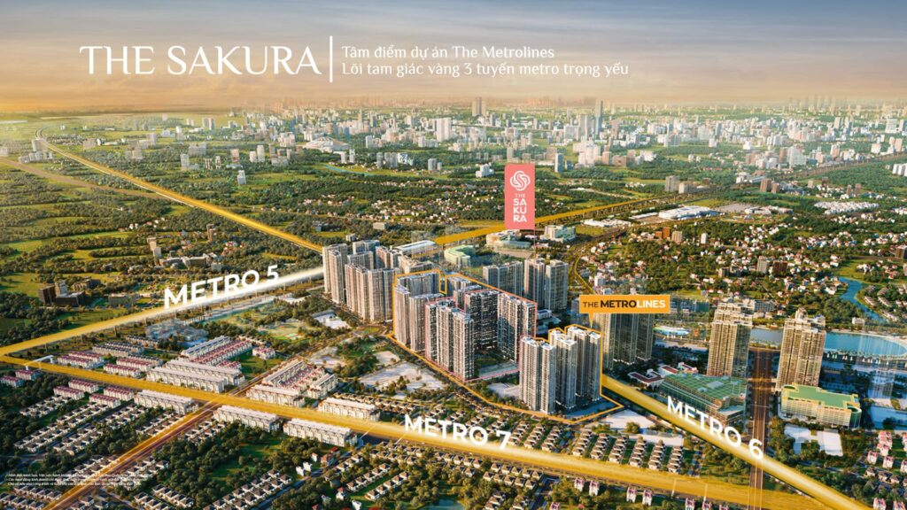 Phối Cảnh The Sakura Vinhomes Smart City