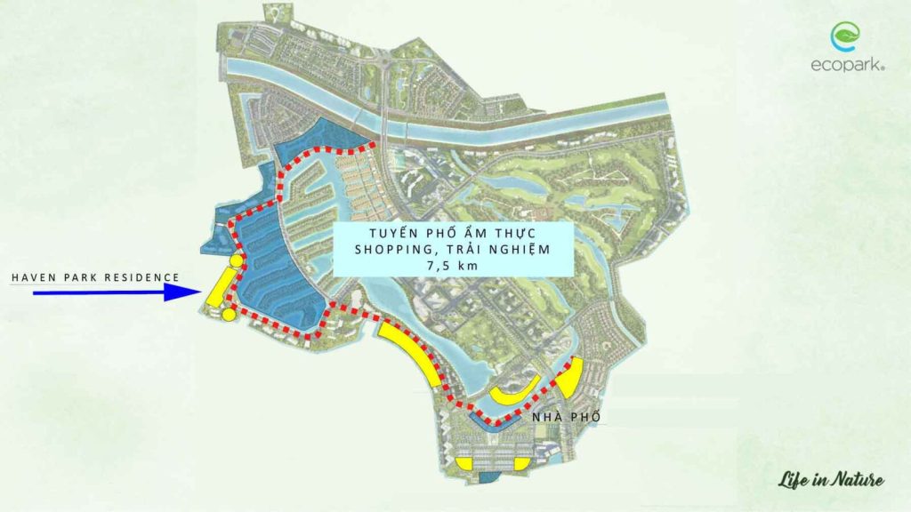 Vị trí chung cư Haven Park Ecopark