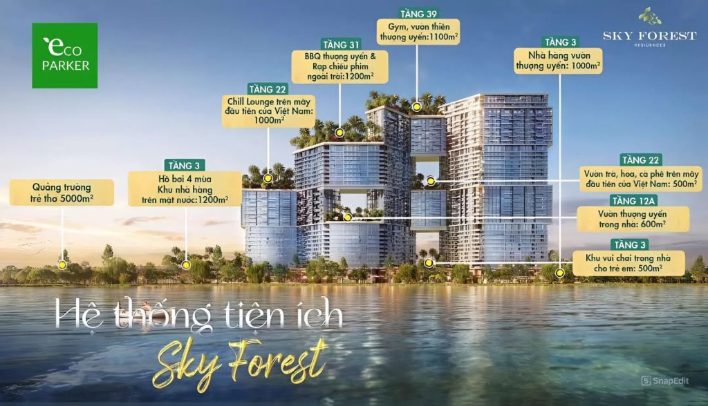 Hệ Thống Tiện Ích Chung Cư Sky Forest Hệ Thống Tiện Ích Chung Cư Sky Forest
