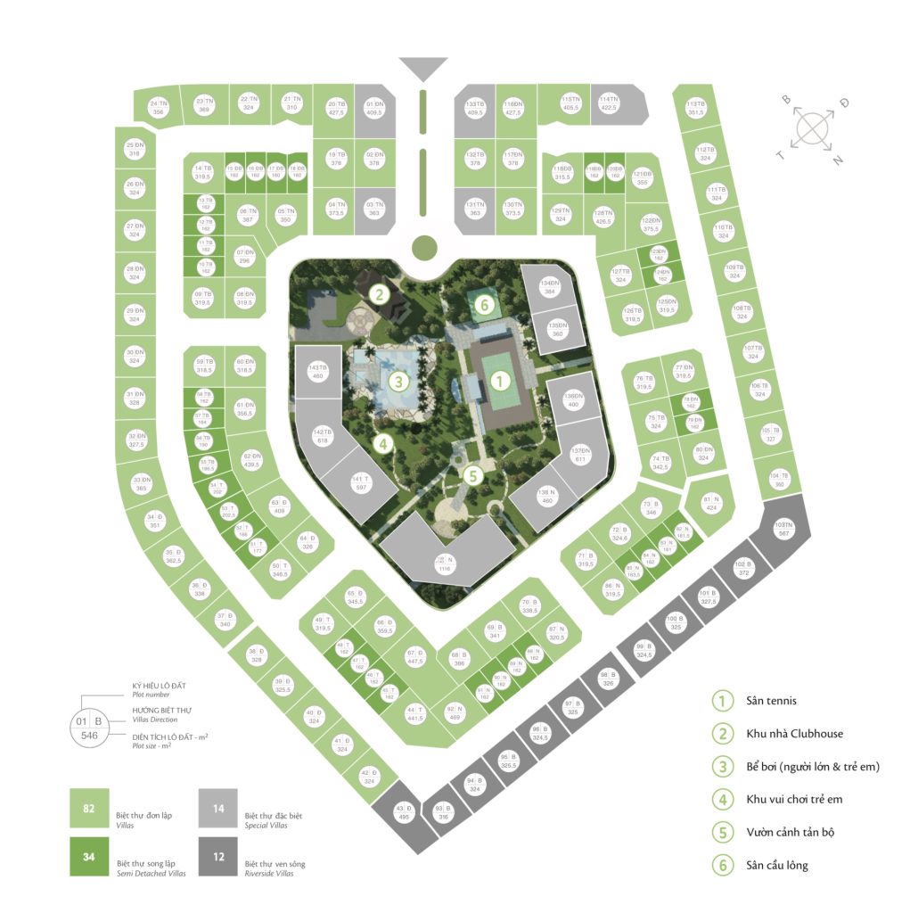Mặt bằng biệt thự Vườn Mai Mặt bằng biệt thự Vườn Mai