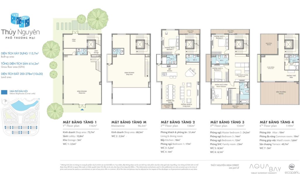 Mặt bằng nhà phố thuỷ nguyên đầu hồi