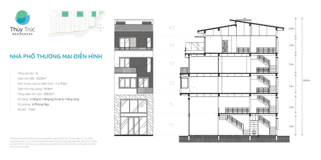 Mặt bằng nhà phố Thuỷ Trúc Thương Mại Điển Hình Mặt bằng nhà phố Thuỷ Trúc Thương Mại Điển Hình