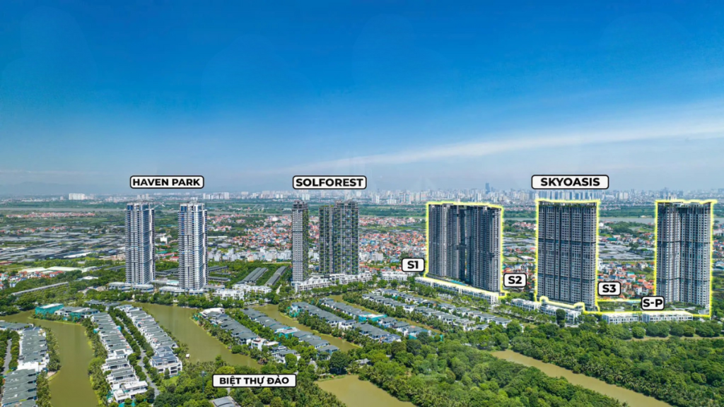 Tổng quan các toà Ecopark