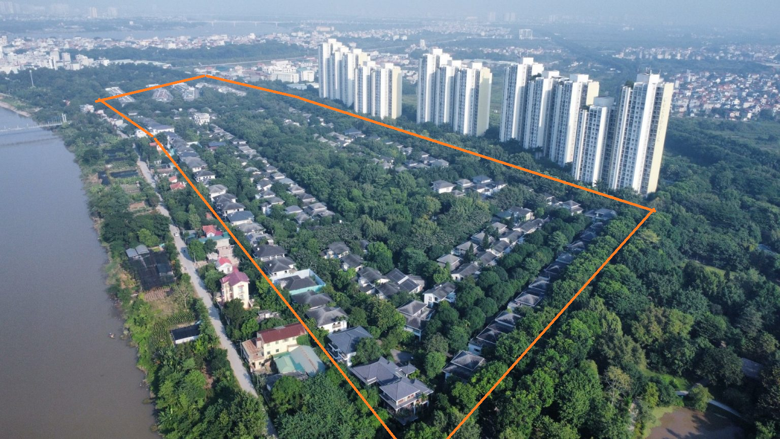 Vị trí biệt thự vườn Tùng tại Ecopark thực tế