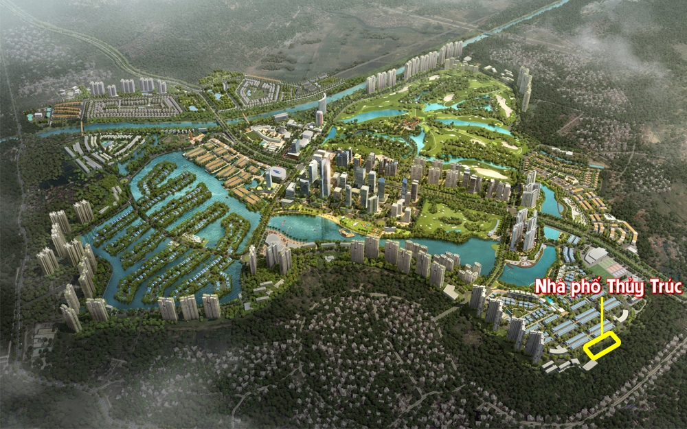 Vị trí nhà phố thủy trúc khu đô thị ecopark Vị trí nhà phố thủy trúc khu đô thị ecopark