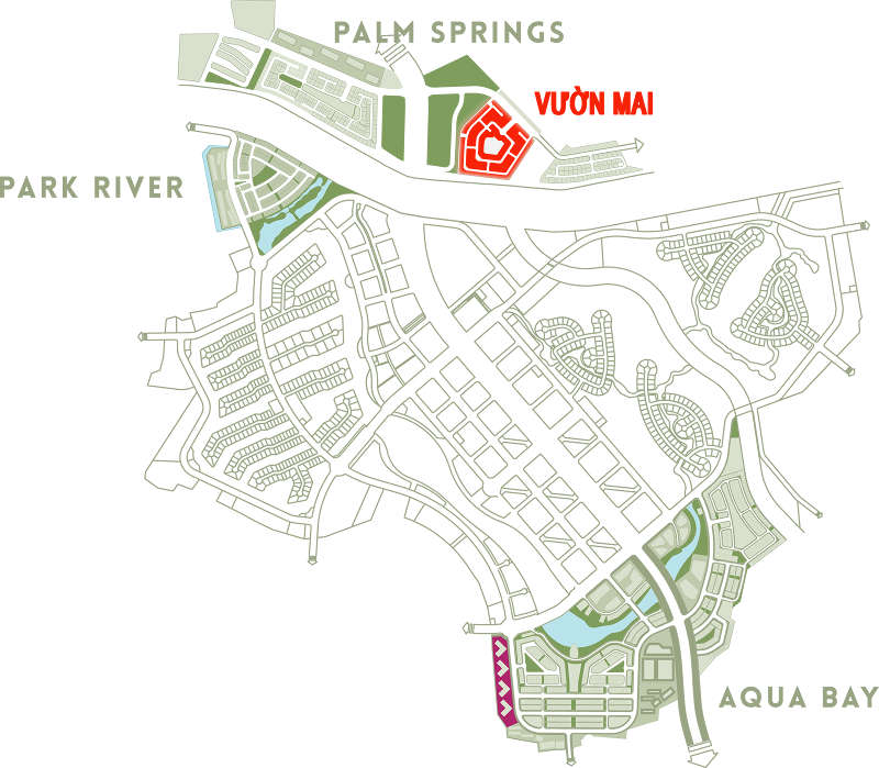 Vị Trí Biệt thự vườn mai ecopark Biệt thự vườn mai ecopark