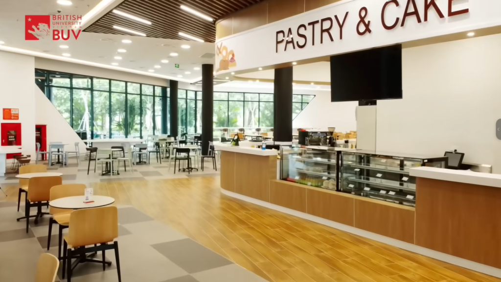 Khu ẩm thực (Food Court & Canteen) Đại học Anh Quốc BUV