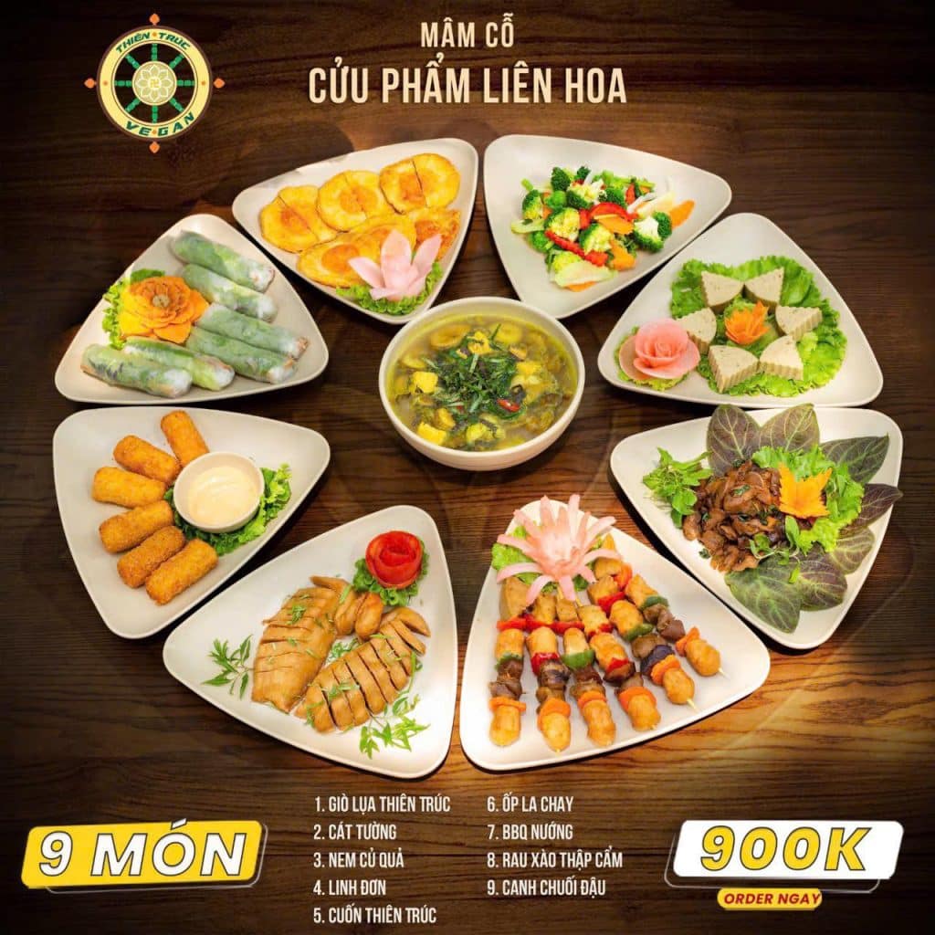 Mâm Cỗ Cửu Phẩm Liên Hoa