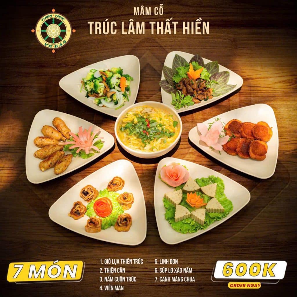 Mâm Cỗ Trúc Lâm Thất Hiền