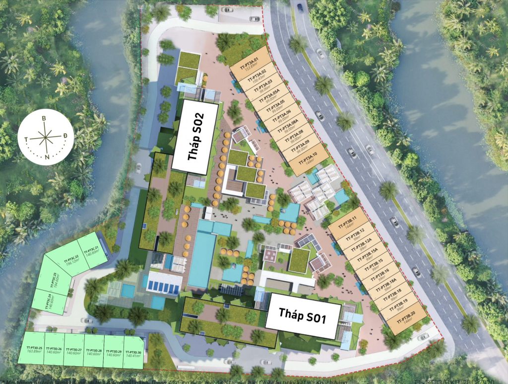 Mặt bằng biệt thự rừng thông 