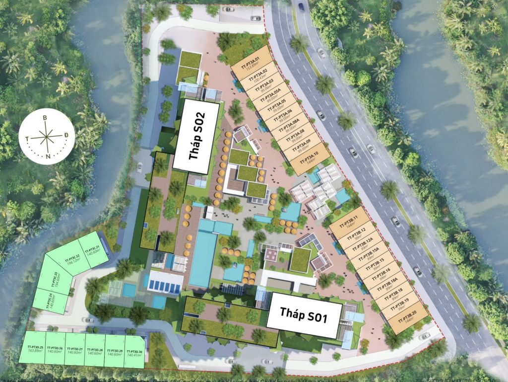 Shophouse vinh dao truoc Sol Forest Shophouse vinh dao truoc Sol Forest