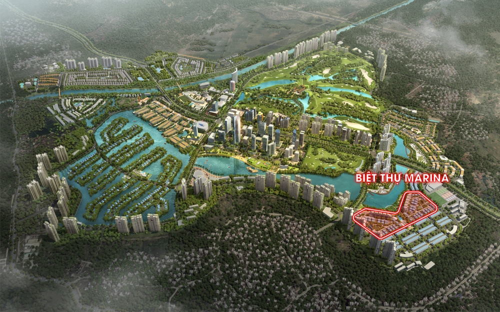 Vị trí Shophouse Marina ARC Ecopark Vị trí Shophouse Marina ARC Ecopark