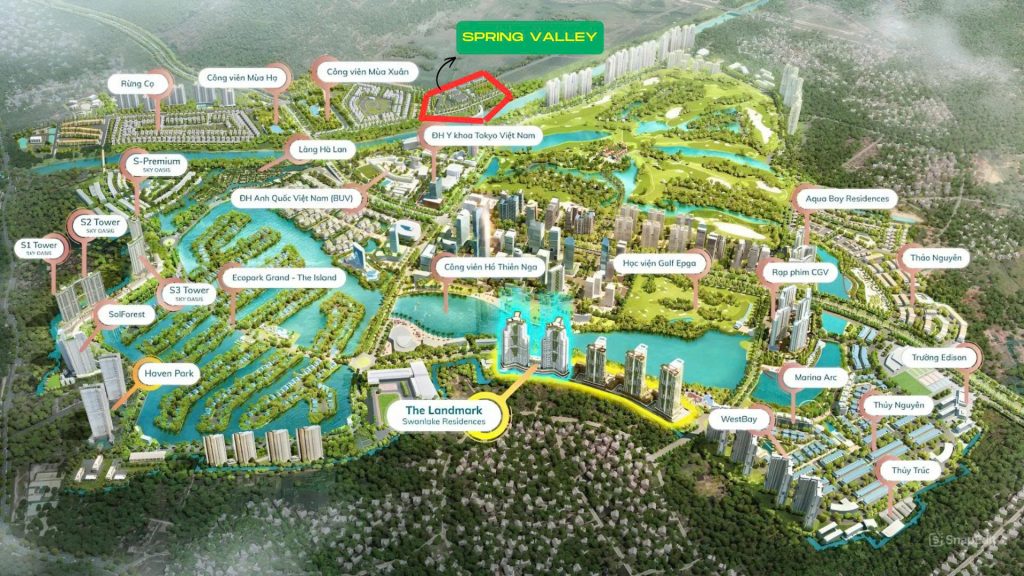 Vị trí Spring Valley Vị trí Spring Valley