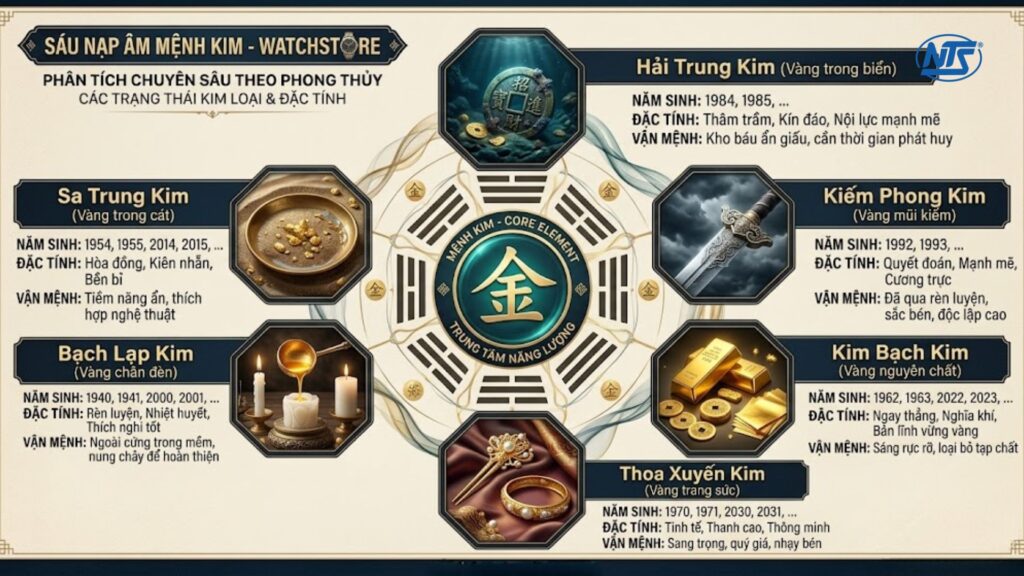 6 nạp âm mệnh kim