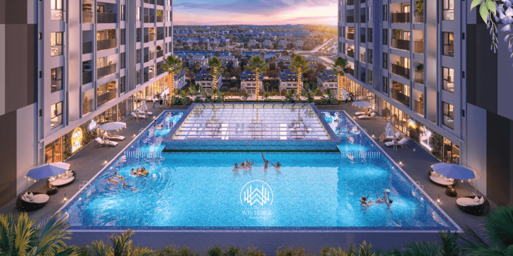 BỂ bơi chung cư wisteria