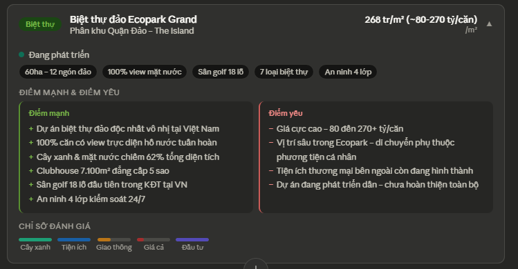 Biệt thự đảo Ecopark Grand Biệt thự đảo Ecopark Grand