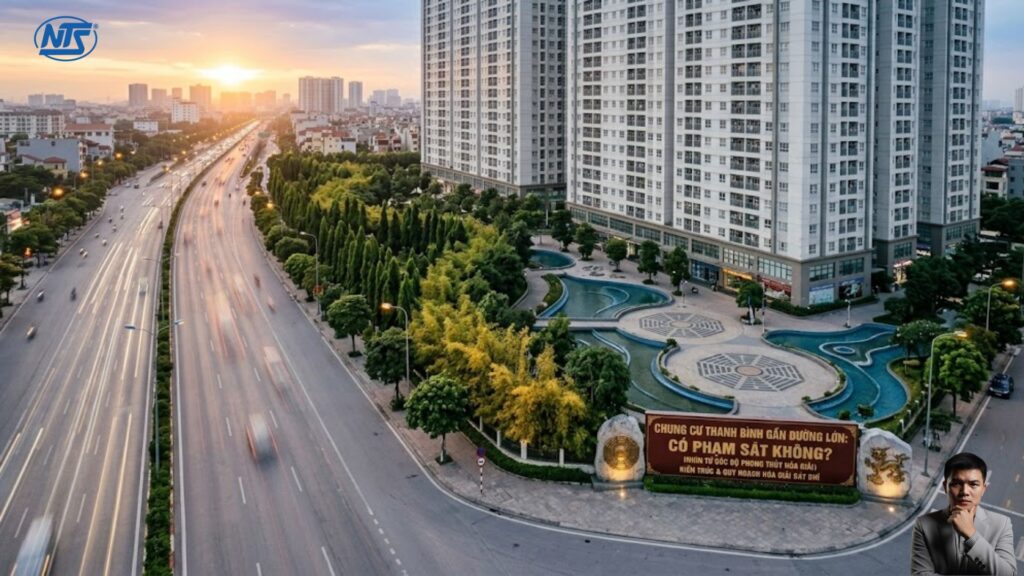 Chung cư gần đường lớn có phạm sát không