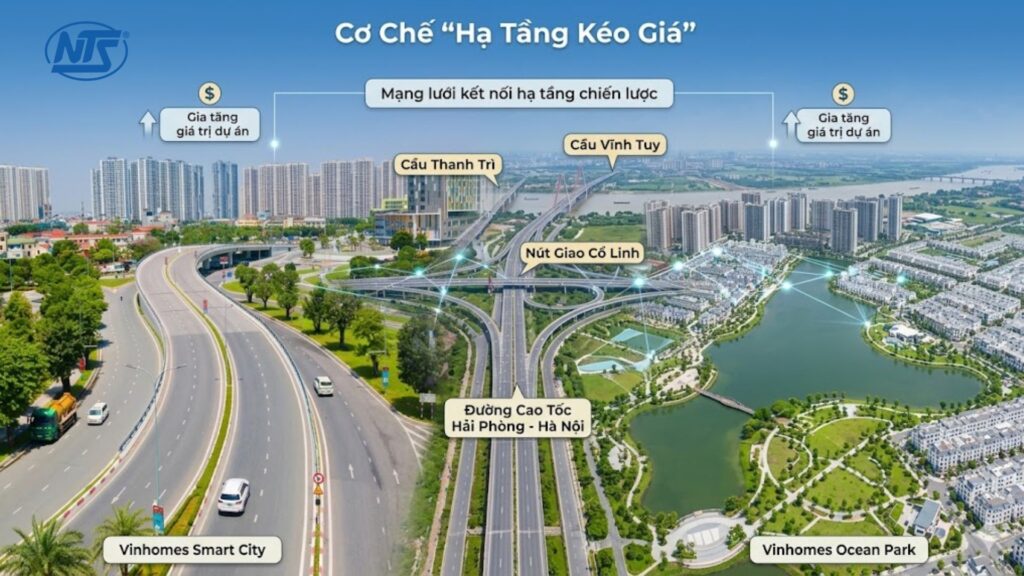 Cơ Chế "Hạ Tầng Kéo Giá" — Bài Học Từ Các Khu Đô Thị Khác Tại Việt Nam Cơ Chế "Hạ Tầng Kéo Giá" — Bài Học Từ Các Khu Đô Thị Khác Tại Việt Nam