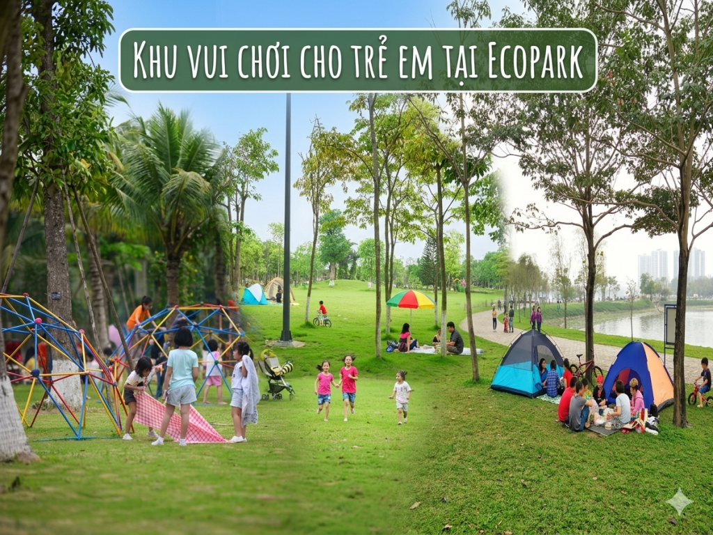 Khu vui chơi trẻ em tại Ecopark