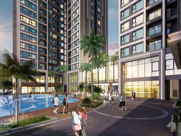 Khu Bể Bơi Và Shophouse Khối Đế
