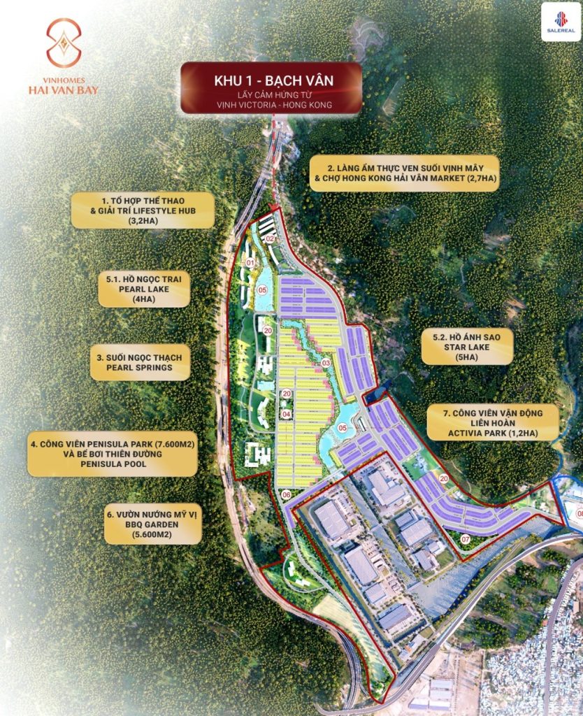 Phân Khu Bạch Vân - Vinhomes Hải Vân Bay