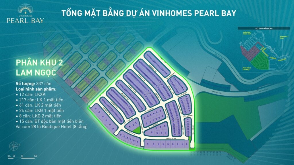 Phân khu Lam Ngọc Vinhomes Pearl Bay