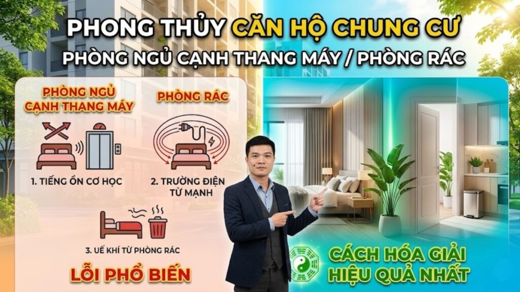 Phòng Ngủ Cạnh Thang Máy Phòng Rác