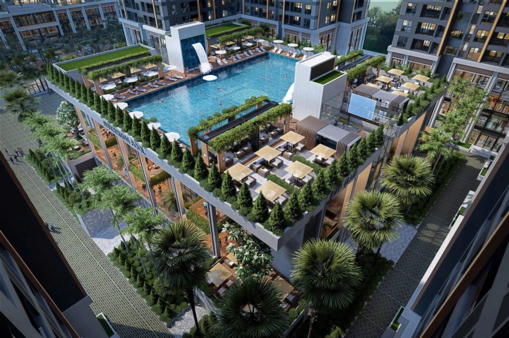 Tiện ích bể bơi The Flame Vine