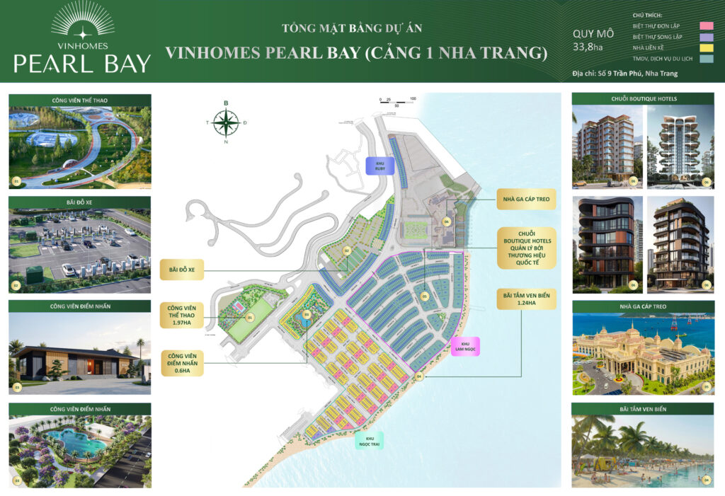 Tổng Mặt Bằng dự án Vinhomes Pearl Bay
