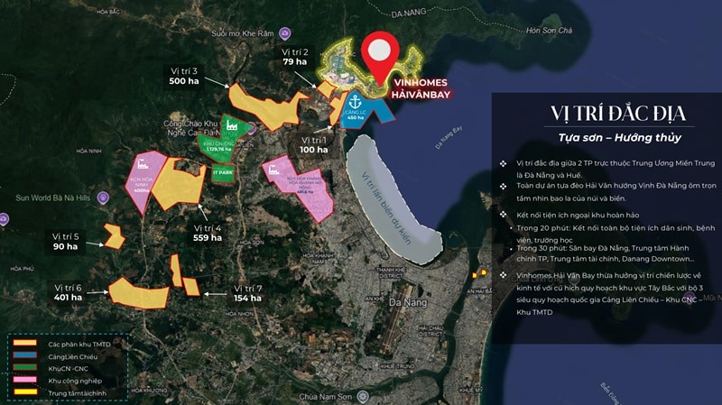 Vị Trí Vinhomes Hải Vân Bay Đà Nẵng