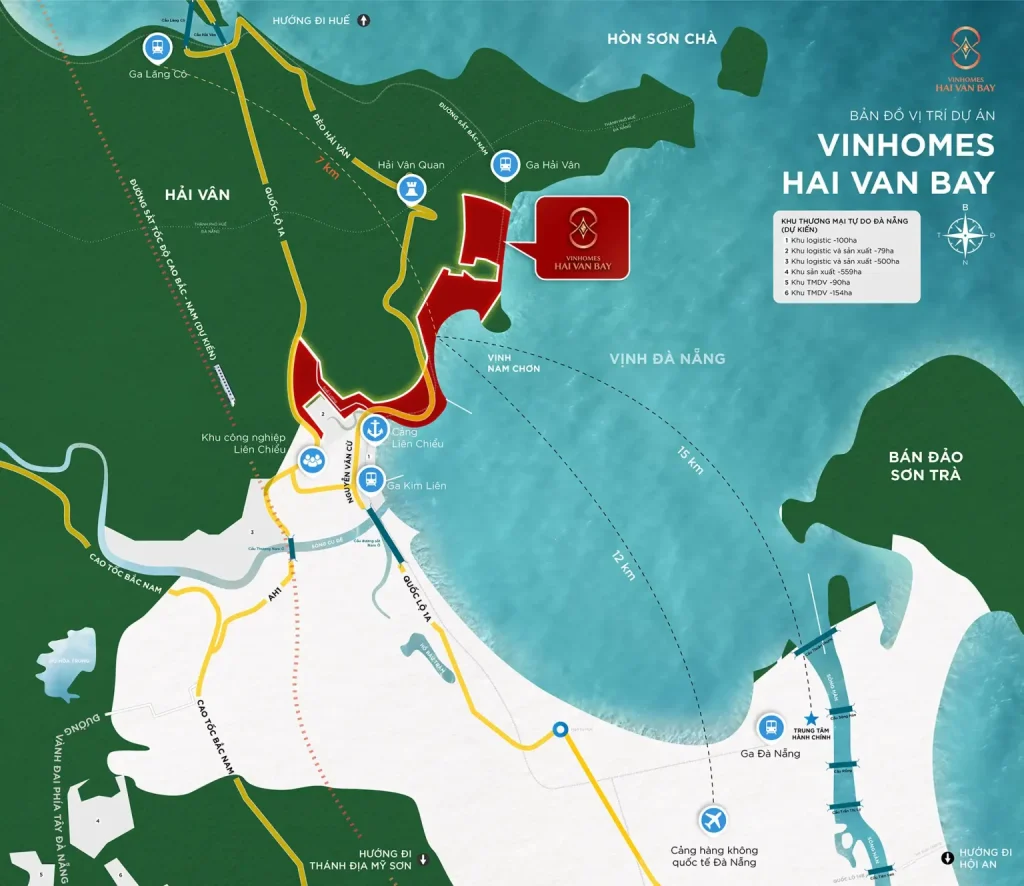 Vị Trí Vinhomes Hải Vân Bay