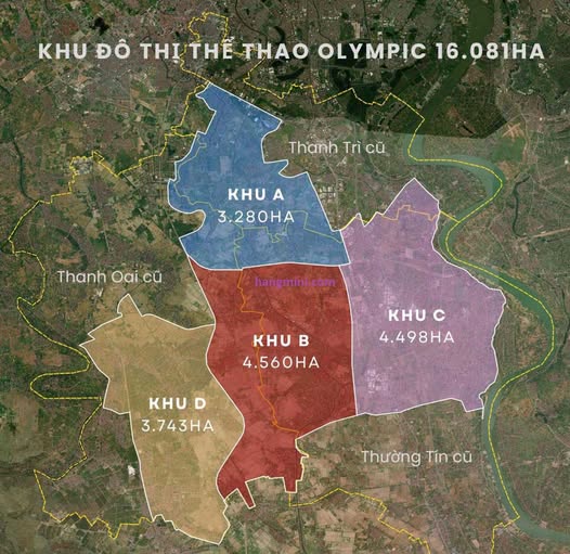 4 Phân khu Vinhomes Olympic
