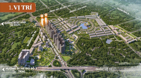 Vị trí chung cư The Flame Vine