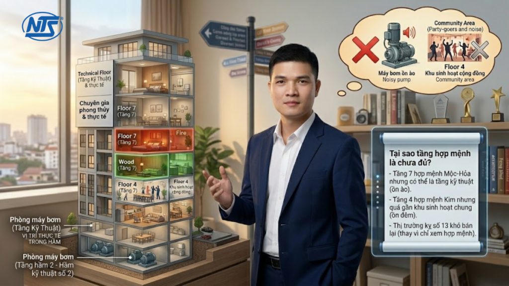 Chọn tầng chung cư theo phong thủy