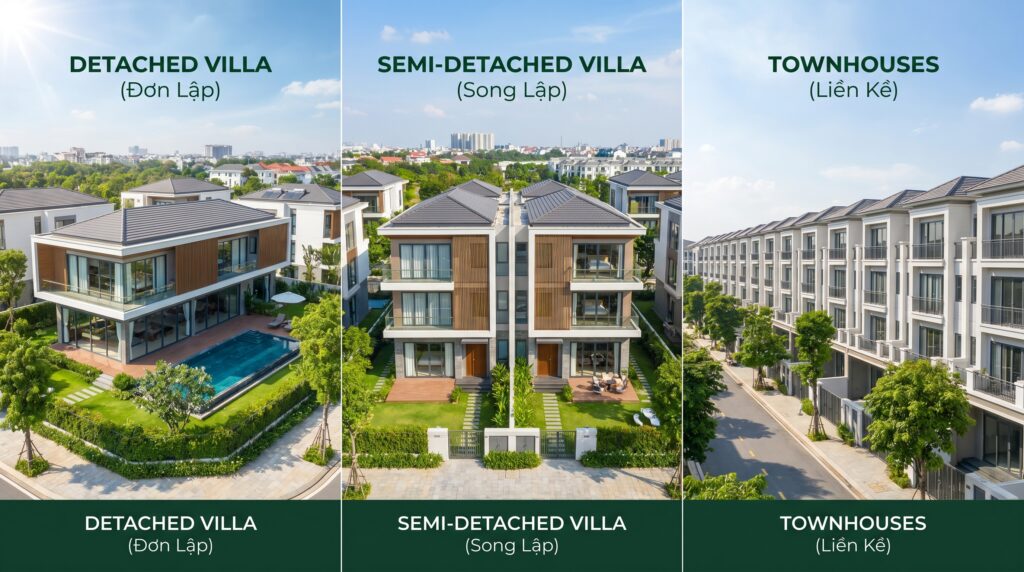 Đơn Lập – Song Lập – Liền Kề Đơn Lập – Song Lập – Liền Kề