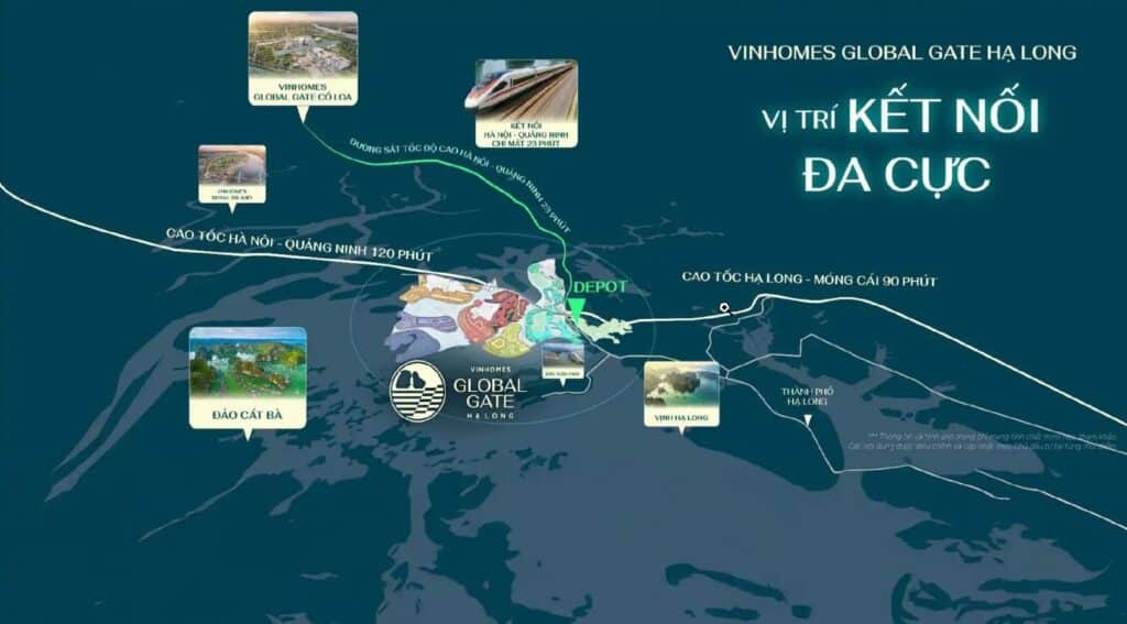 Kết Nối Quy hoạch giao thông Vinhomes Global Gate Hạ Long