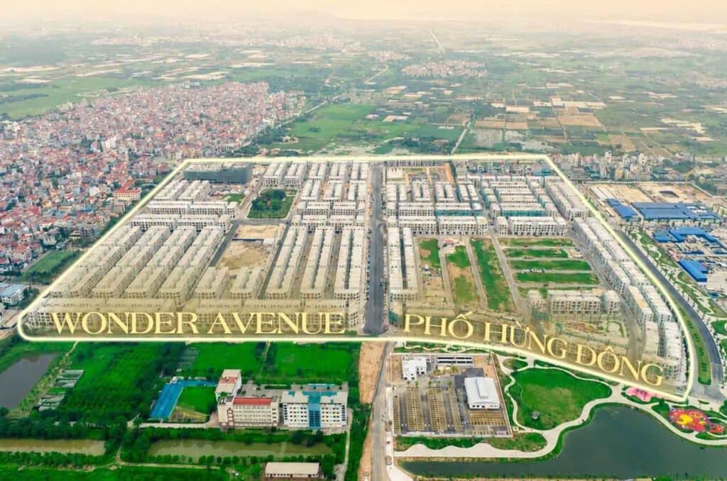 Vinhomes wonder city phố hừng đông